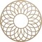 Ekena Millwork Cannes Wood Fretwork Pierced Ceiling Medallion, Birch, 22"OD x 7 1/2"ID x 1/4"T CMWP22X22X0250CNBI - alternate 1